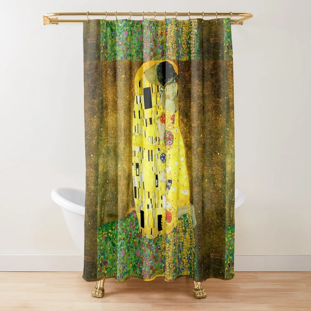 

The Kiss by Gustav Klimt Shower Curtain Bathroom Showers Bathroom Box Bathroom Accessories And Shower Products Curtain