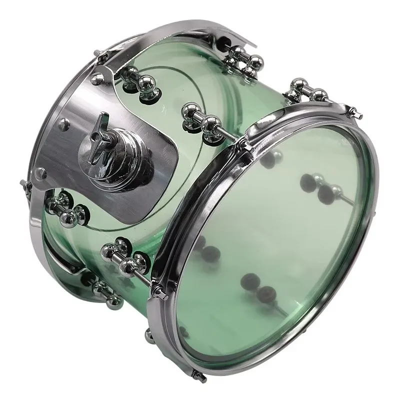 Acrylic Tom Drum Portable Musical Instrument With Tom Holder Accessories