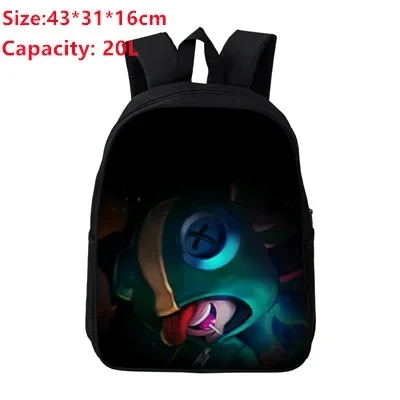 3PCS School Bag Sets 3D Printing School Knapsack for Teenagers Boys Girls Student Travel Back To School Popular Games Backpacks