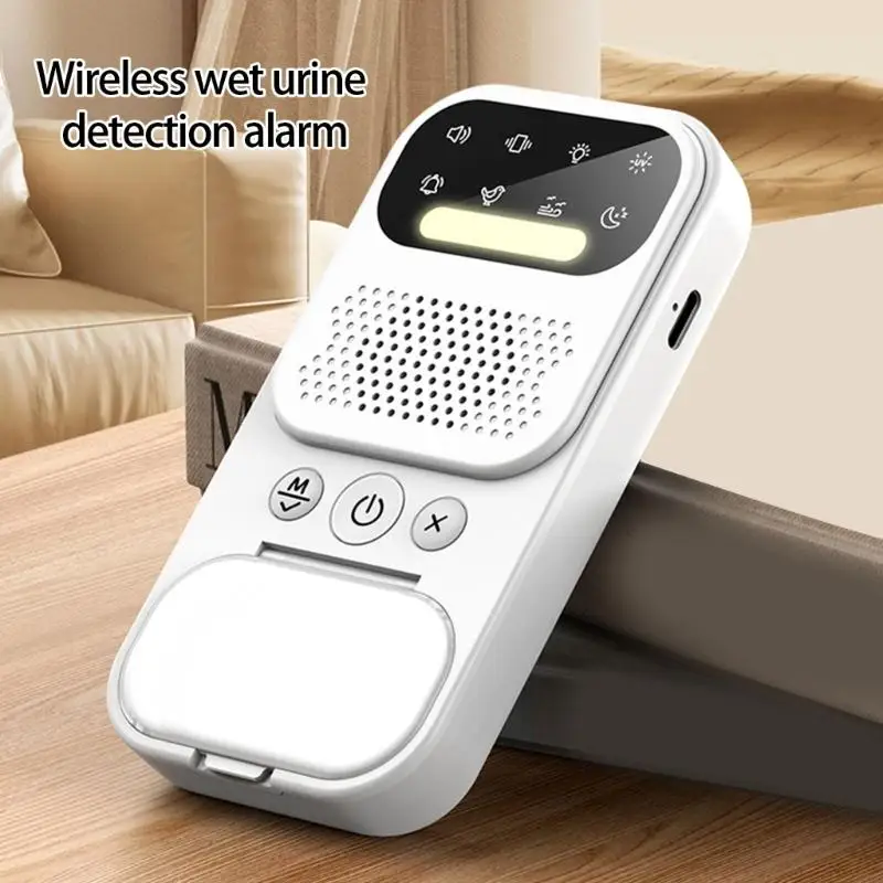 

Advanced Moisture Alert System Wireless Bedwetting Alarm for Infants Seniors Type C Charging User Friendly Design A2UB
