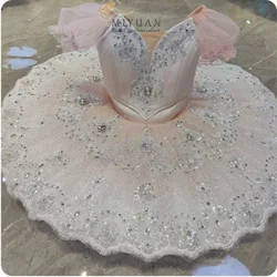 2024 New Fairy doll Sleeping Beauty Variations Tutu tailored for children's female performance competition dress