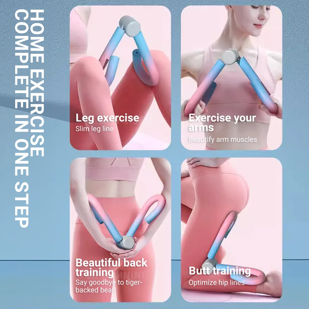 PINJIAN Leg Clip Pelvic Floor Muscle ,Thigh Exercise Beentrainer To Exercise Lower Body Fitness Equipment