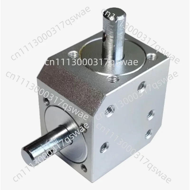 Right Angle Conical Bevel Gearbox New, 1:1 Speed Ratio Commutator Device With Double 8mm Shaft For Power Transmission