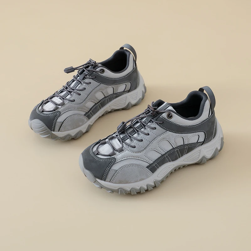 Women's Hiking Sneakers | Chunky-Sole Casual Shoes | Breathable Mesh Upper, Perfectly for Spring Street and Outdoor Adventures