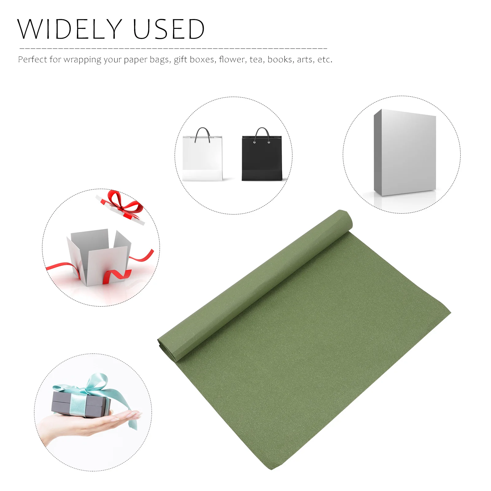 Gift Wrapping Sheet Diy Book Cover Flower Packaging Paper Holiday Gift Wrap Simple Packing Paper Tea Decoration Craft Sewing