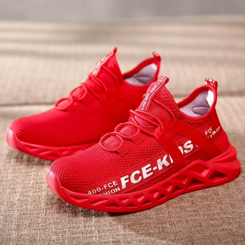 

Summer Kids Fashion Sneakers Lightweight Casual Breathable Boys Sports Shoes Non-Slip Mesh Children's Girl Outdoor Tennis