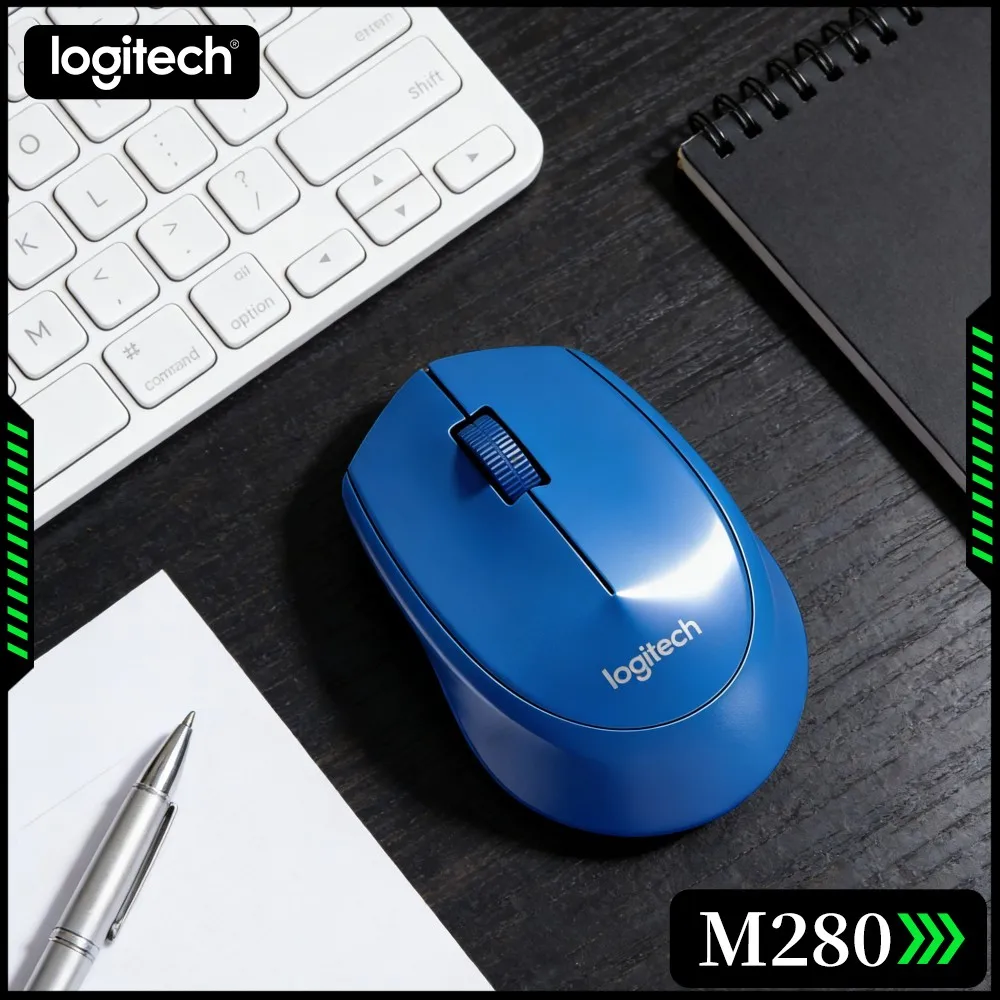 Stable Cursor Output Works Across Diverse Desk Materials Wireless Mouse M280 Fits Office Data Entry Home Web Search Homework