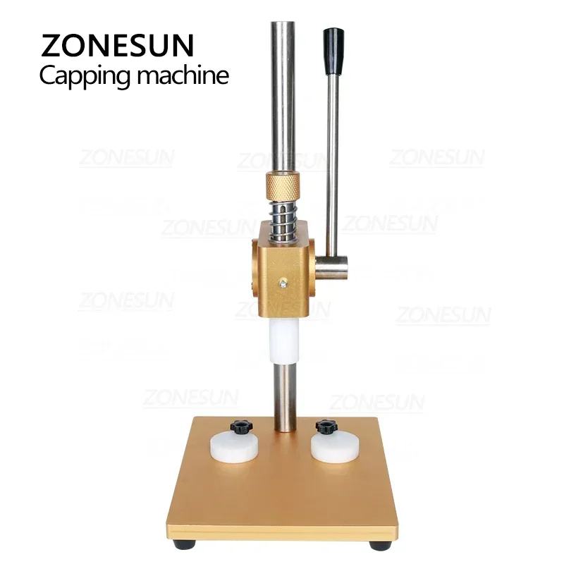 ZONESUN ZS-YG30 Pinza de perfume manual para botellas de vidrio con sellado de tapa de spray de cuello metálico