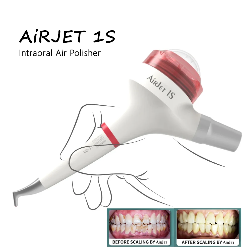 

Dental Air Polisher Intraoral Air Flow Teeth Whitening and Cleaning Tartar Removal Dentistry Sandblasting Tool