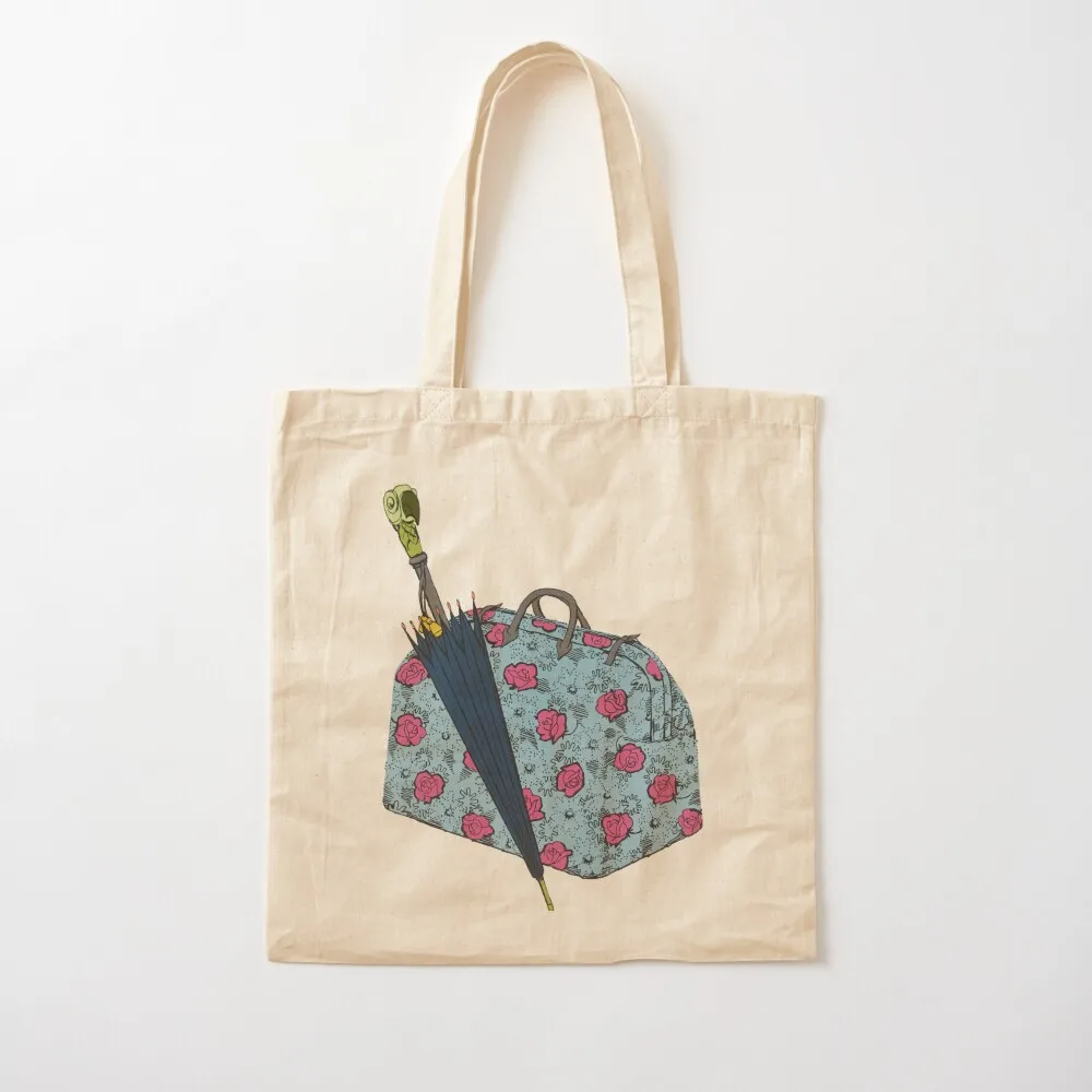 Mary Poppins Carpet Bag Vintage (XXI) Tote Bag Eco bag shopping trolley Canvas Canvas Tote