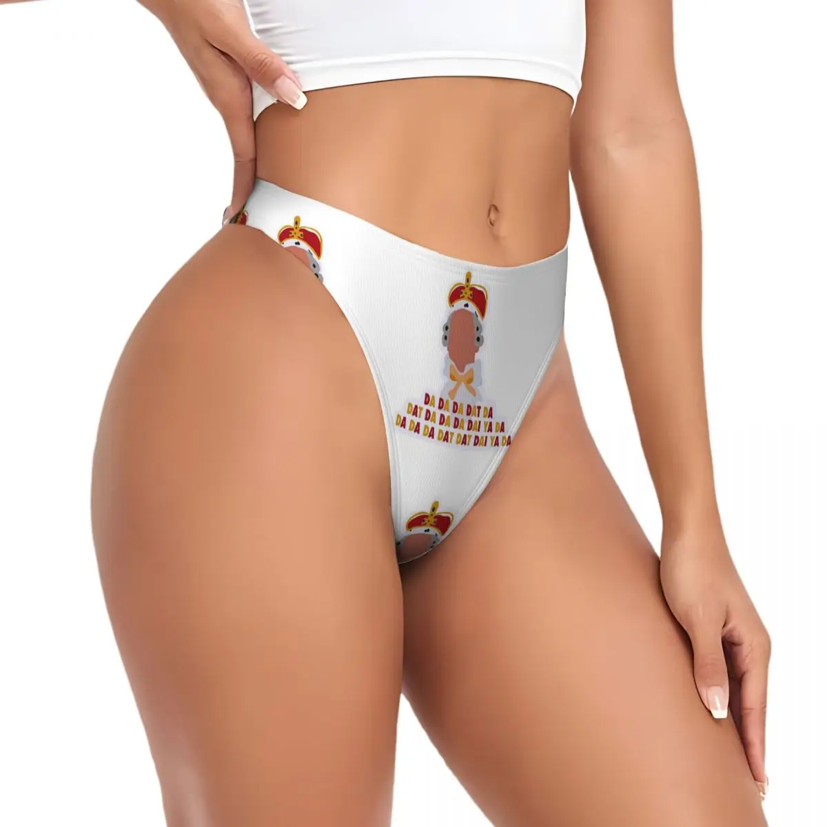 Custom Hamilton King Georg G-string Panties Breathable Women Stretch Thongs Comfort Underwear