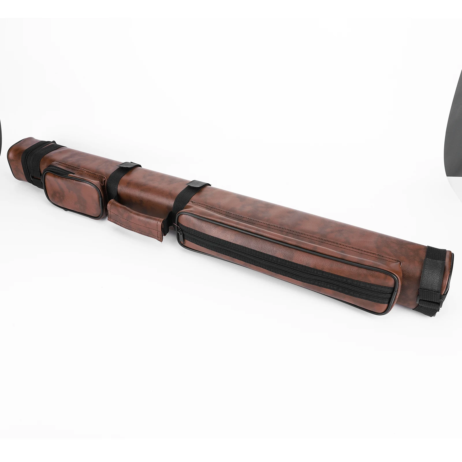 

Square Four-Hole Pool Cue Case Leather Billiard Rod Bucket Billiard Cue Storage Box Billiard Pool Cue Case Billiards Accessories