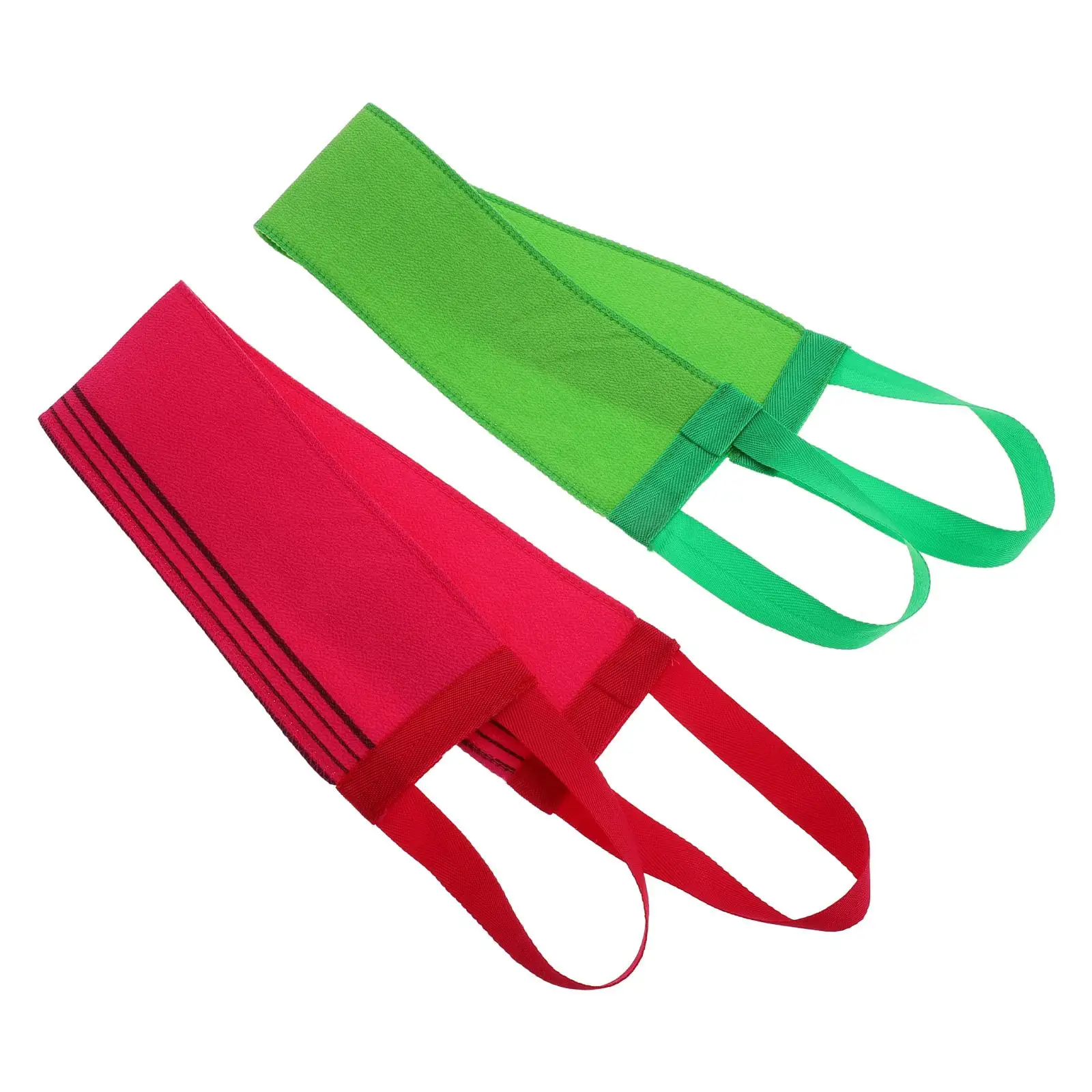 

2Pcs Shower Scrubber Stripe Design Large Shower Towels Massage Bath Towel Long Strip Back Cleaner Exfoliating Cloth