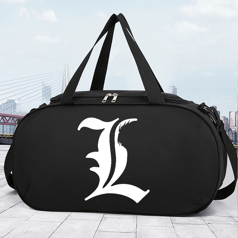 Cartoon Adult Man Travel Bag Anime Character Printed Oxford Cloth Luggage Bags Large Capacity Portable Waterproof Storage Pouch