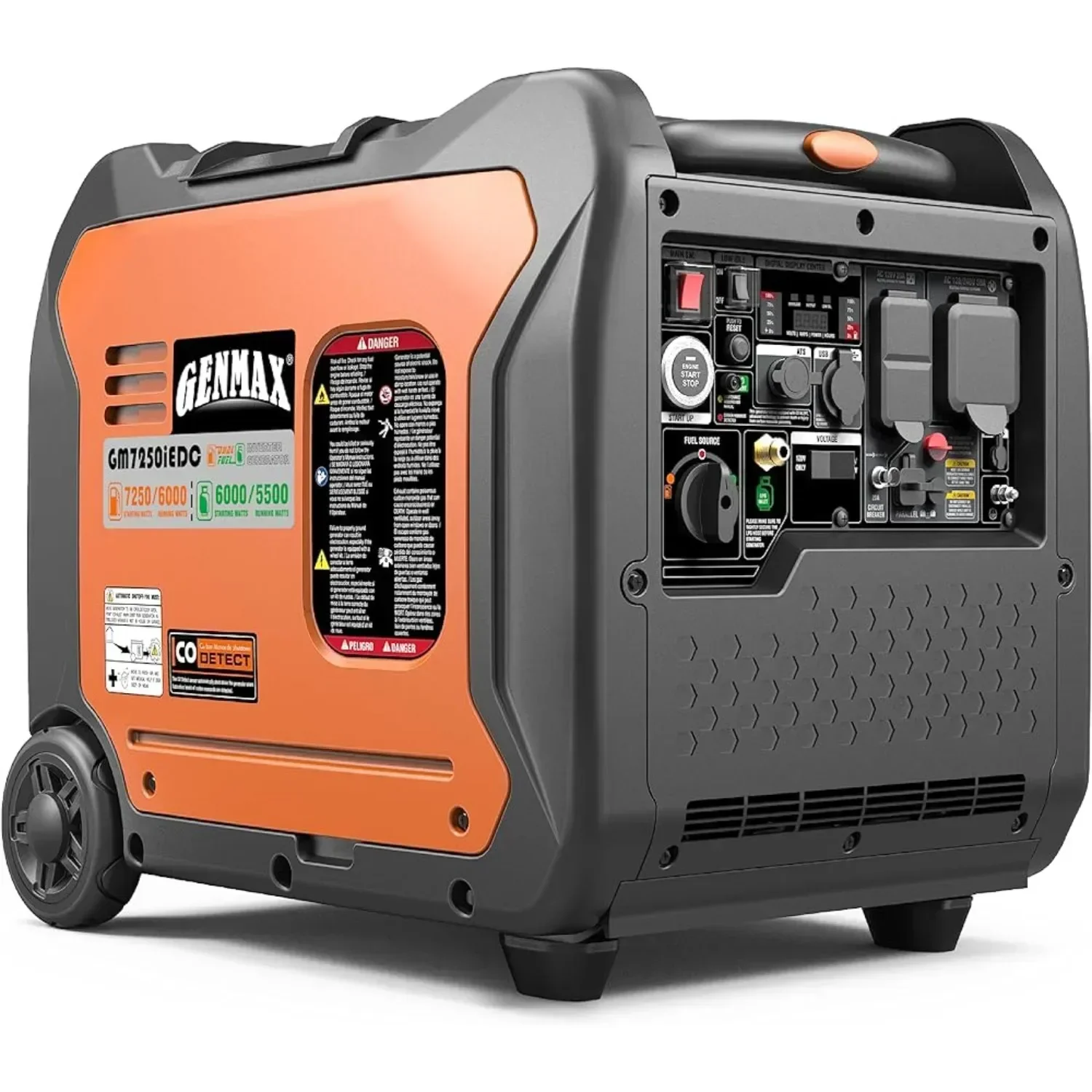 

New Portable Inverter Generator, 7250W Quiet Dual Fuel Portable Engine w/ Parallel Capability, Remote/Electric Start | USA | NEW