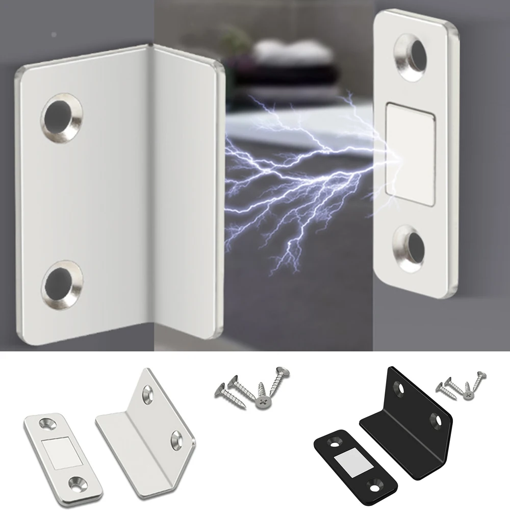 Strong Magnetic Furniture Fittings Door Closer Cabinet Catches Latch Magnet Wardrobes Door Stopper Cupboard Ultra Thin Closures