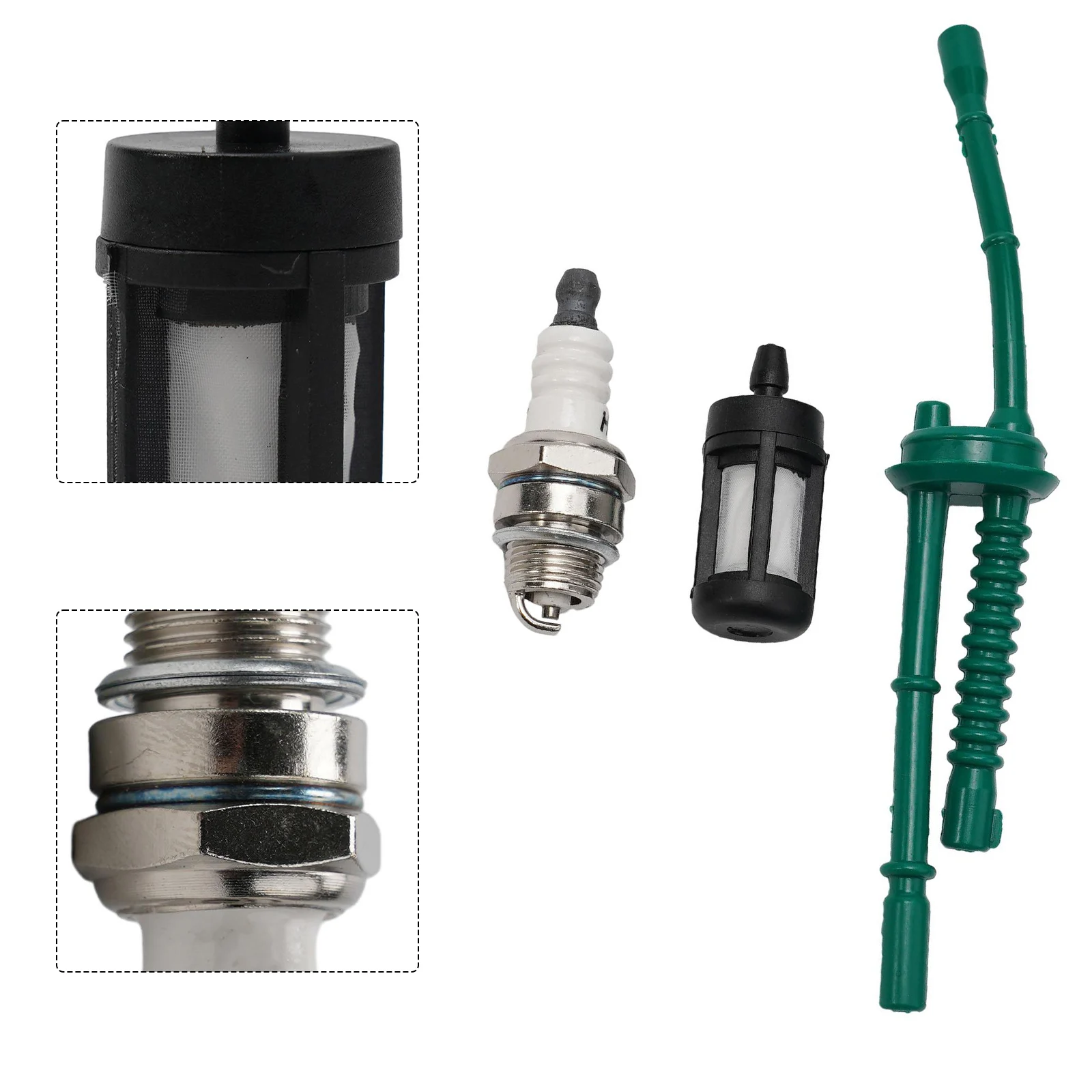 1 Set Fuel Hose Pipe Filter Metal String Trimmer Parts Accessories Plastic Rubber Fuel Hose Pipe Brand for New 1 Set