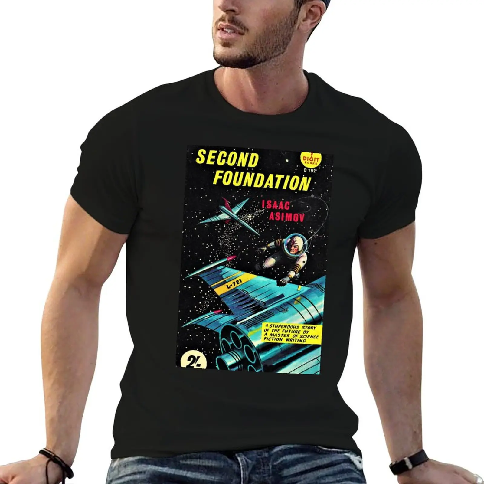 Second Foundation - Camiseta Isaac Asimov, camisetas g man para hombre, camiseta lisa para hombre