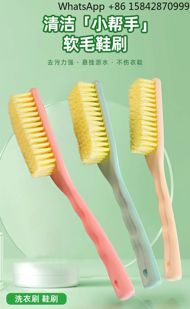 Multifunctional soft bristle brush thickened and lengthened