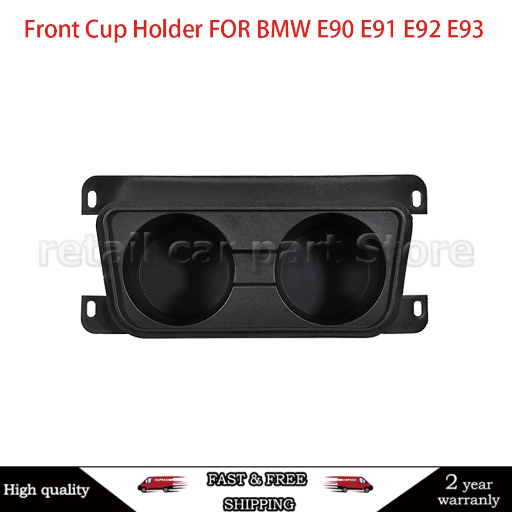

Center Console Front Cup Holder For BMW E90 E91 E92 E93 Dual Hole Car Cup Holder Water Cup Car Accessory