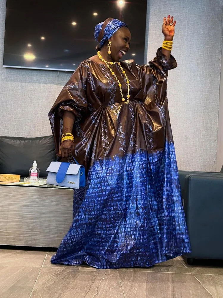 Charming Vintage African Printed Wrap Dress | New Arrival Plus Size Custom Fit for Adult Ceremonies & Family Gatherings