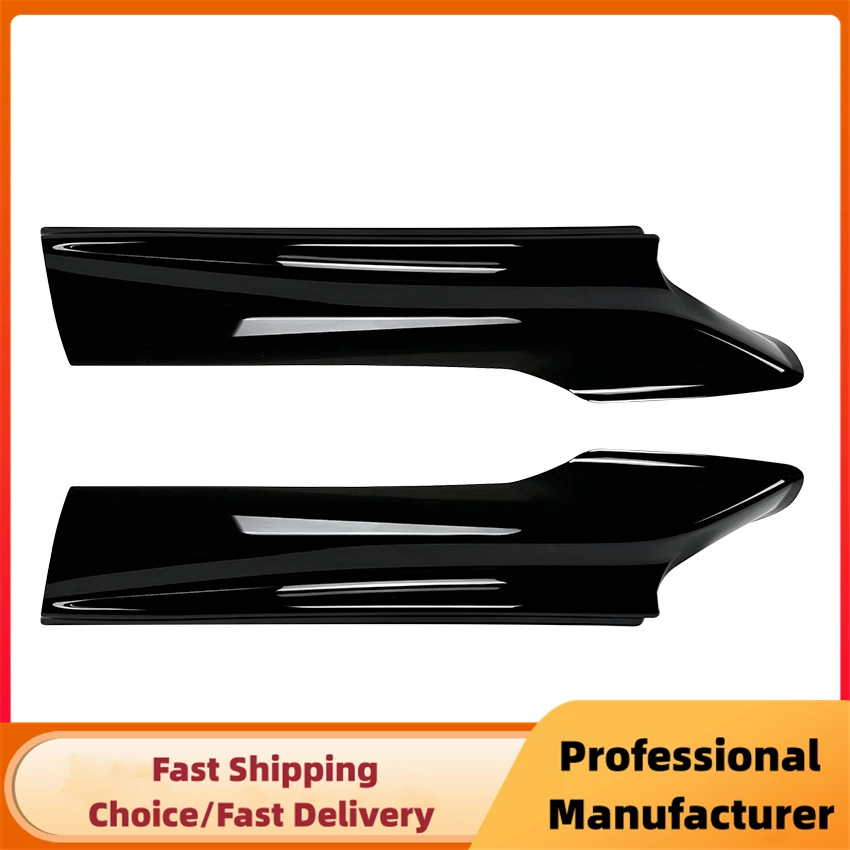 Front Bumper Lip Splitter Spoiler For BMW F10 F11 M Sport 5 Series 520i 530i 2011-2017 1Pair Diffuser Body Kits Tuning