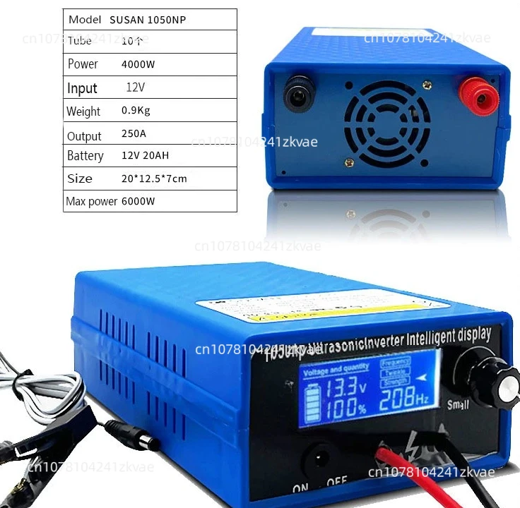 1050NP 4000W multifunctional digital display inverter head high power 12v battery inverter electronic booster