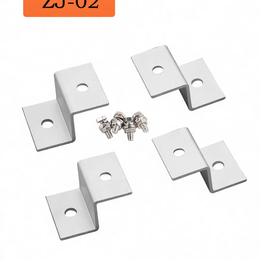 Reliable Z Bracket Solar Panel Fixer Aluminum Alloy Support For RV Roof Solar System Caravan Yacht Marine Power Installation