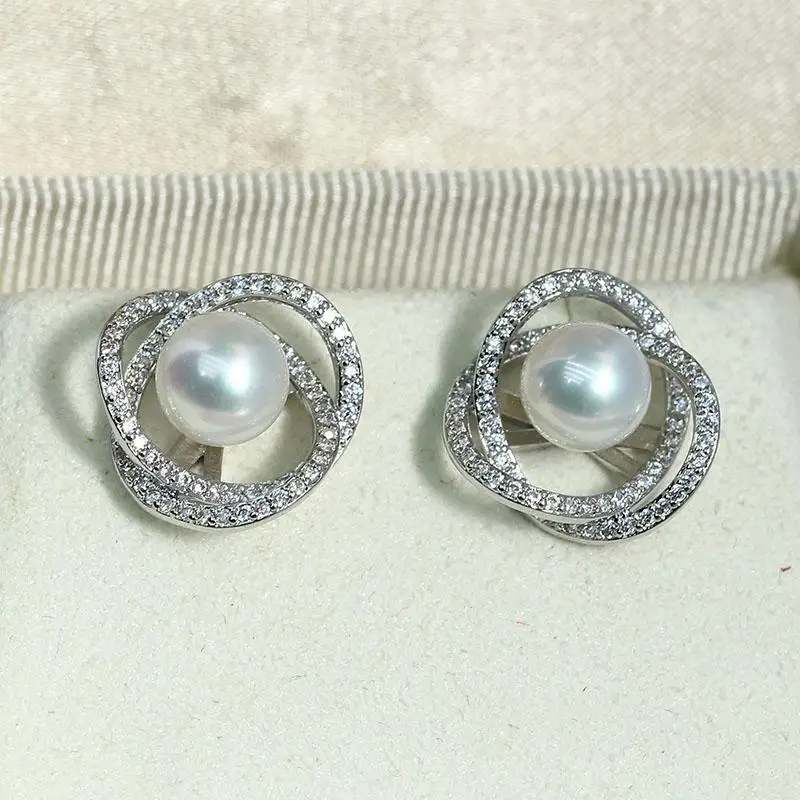 

4 шт. позолоченные медные основы для серег-гвоздиков E207 с серебряной иглой S925 для изготовления украшений, фурнитура для рукоделия