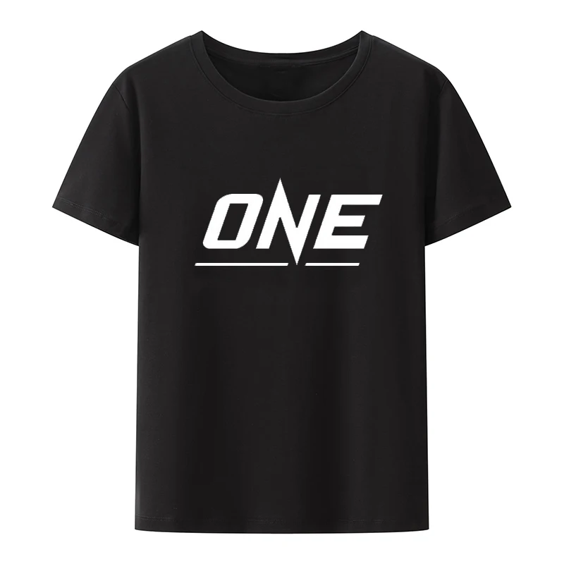 

One Championship Kick Boxing Sports T Shirt Print Man Short Sleeve T-shirt Leisure Roupas Masculinas Breathable Humor Casual