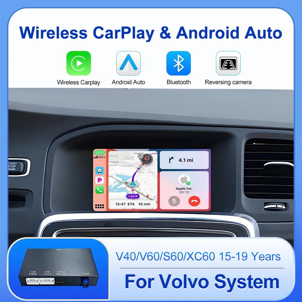 Wireless CarPlay for Volvo V40 V60 S S60 XC60 V70 XC70 S80 2015-2017 7