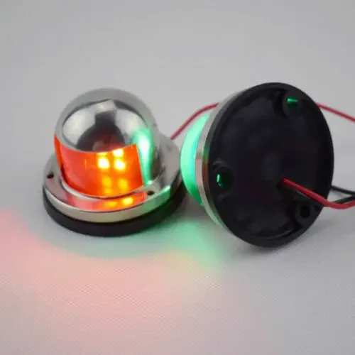 Red and green signal light yacht hardware accessories, stainless steel 316