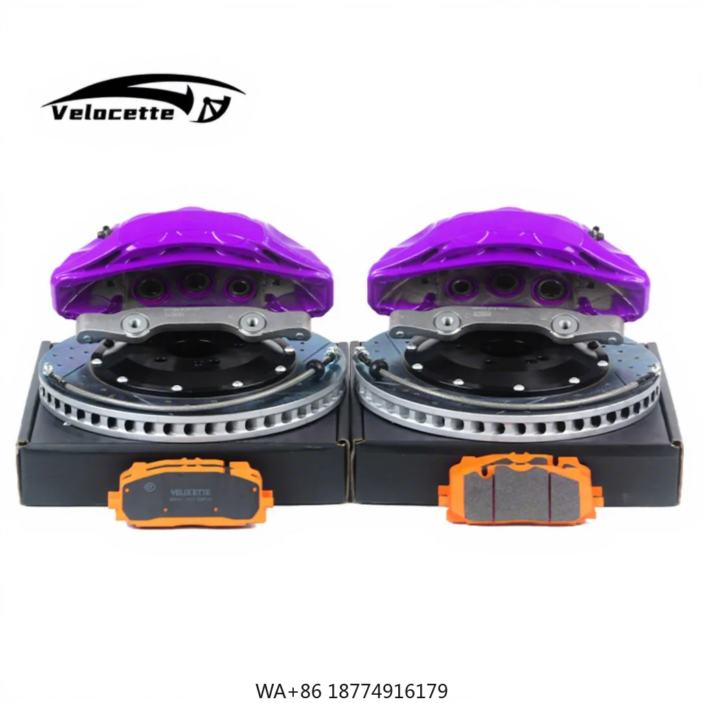 

8n Big Brake Caliper Full Set 350-375mm Brake Disc/rotor Caliper 6 Piston 18 Inch Wheels for A8 A4 B7