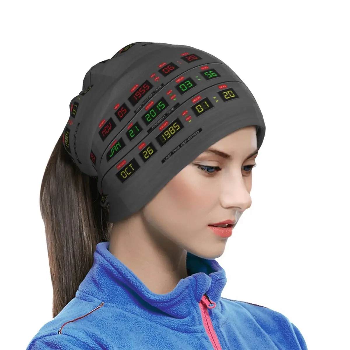 Back To The Future Bandana Neck Gaiter Printed Wrap Mask Scarf Hiking Fishing Face Mask For Men Women Adult Windproof