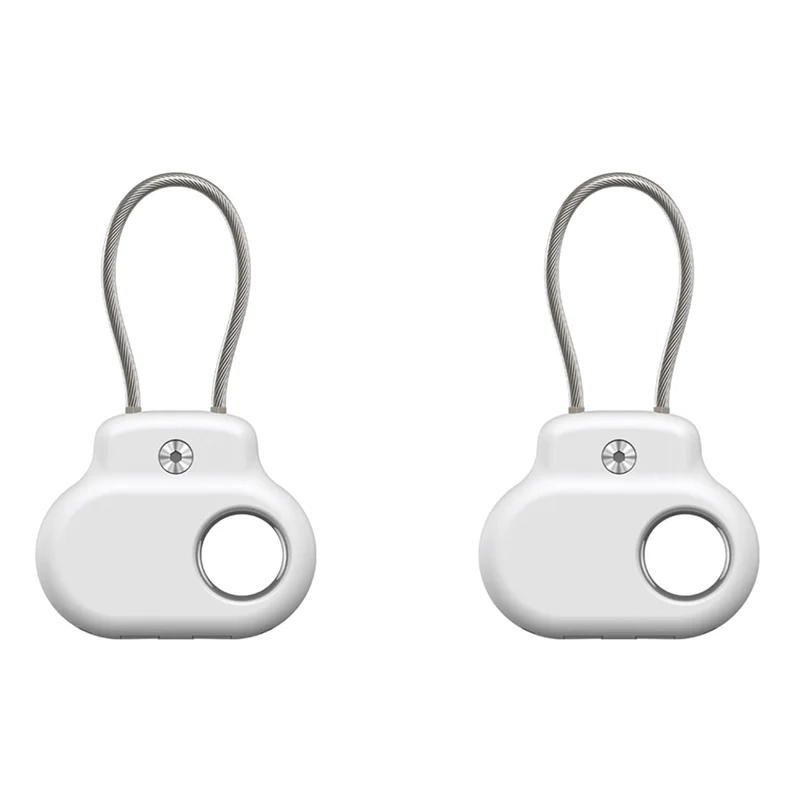 SCLS 2X สําหรับ Galaxy Smarttag 2 กรณีป้องกันผิวสําหรับ Galaxy สมาร์ทผู้ถือแท็ก Anti-Lost SHELL สีขาว