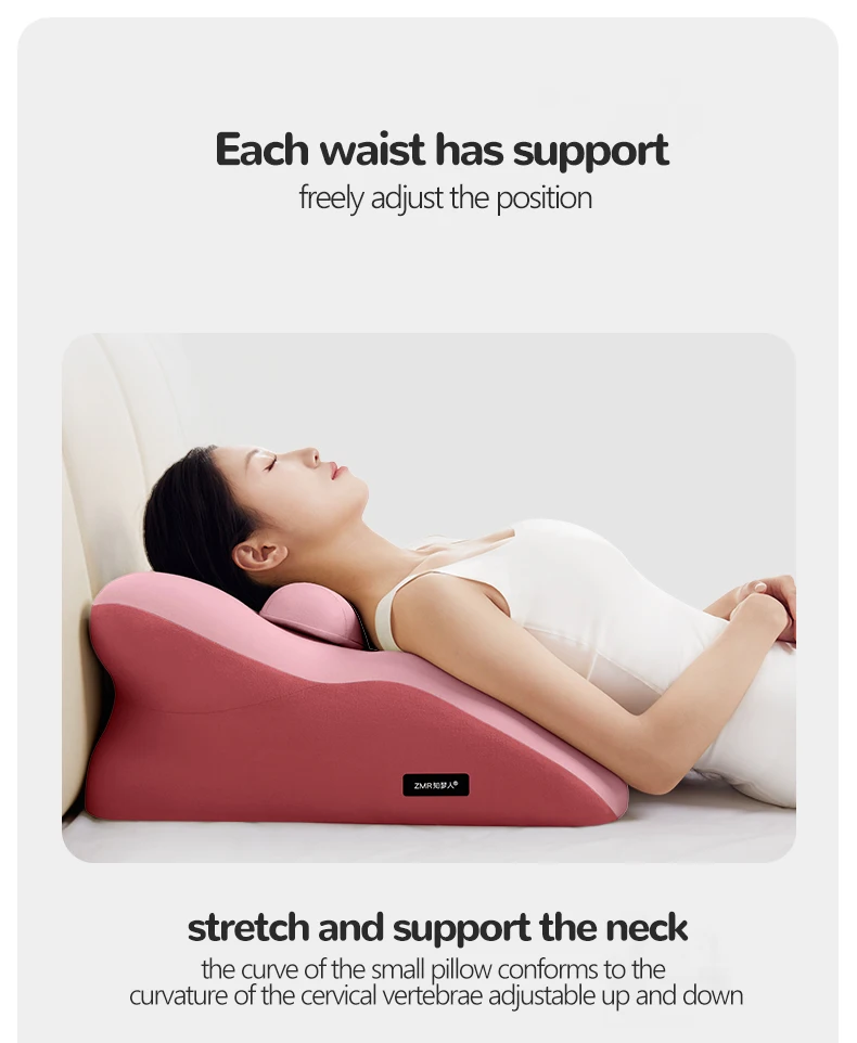 Verstellbares Keilkissen gegen Säurereflux, Multifunktionales Liegekissen für Bauchlage, Liegekissen für Schlafposition, Bettkissen – Detail 7