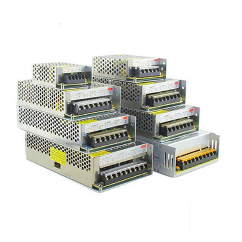 Switching Power Supply AC 110V 220V To DC 12 Volt 5V 24V 5A 10A 15A 20A 25A 30A 50A 500W 600W Led Strip Lights Transformers SMPS