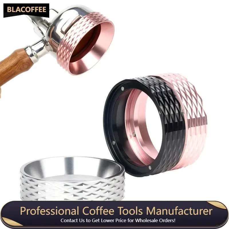 

Magnet Intelligent Dosing Ring 51//53/58mm Aluminum Brewing Bowl Coffee Tamper Espresso Barista Tool Funnel Portafilter