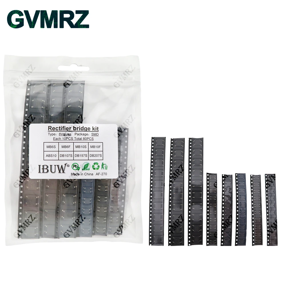 80PCS 8Values Smd R…