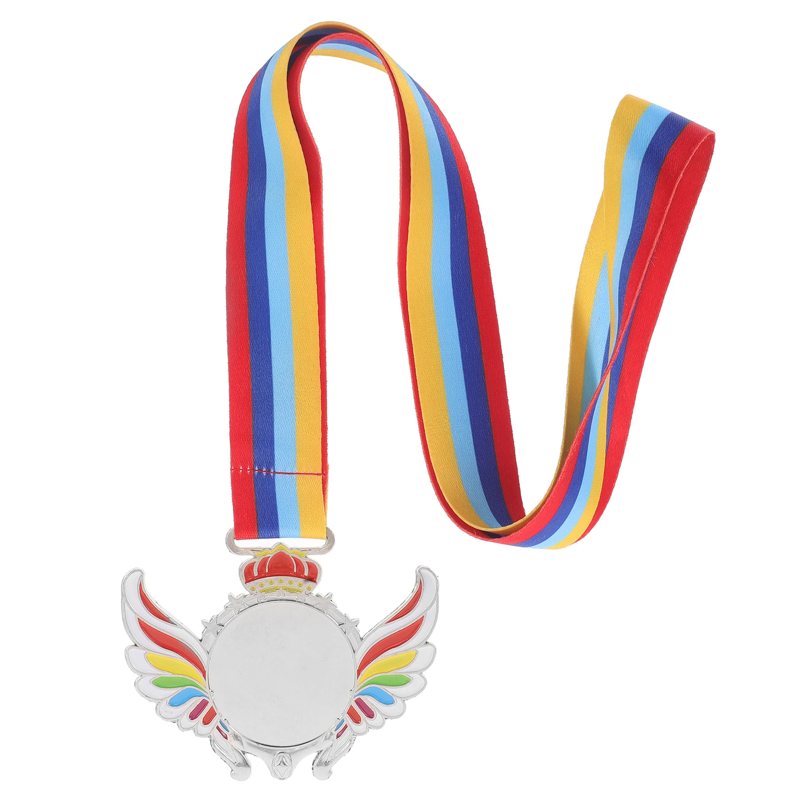 

Sports Medal Trophies for Gold Medals Awards Trophy with Neck Ribbon Metal Football