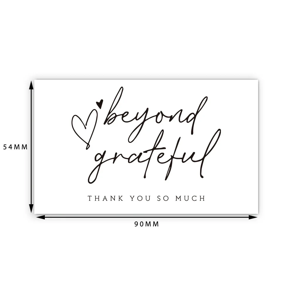 25Pcs/Pack Thank You for Your Order Card Business Card Small Business Gifts Decoration Goods Business Package Decor Follow Card view 3