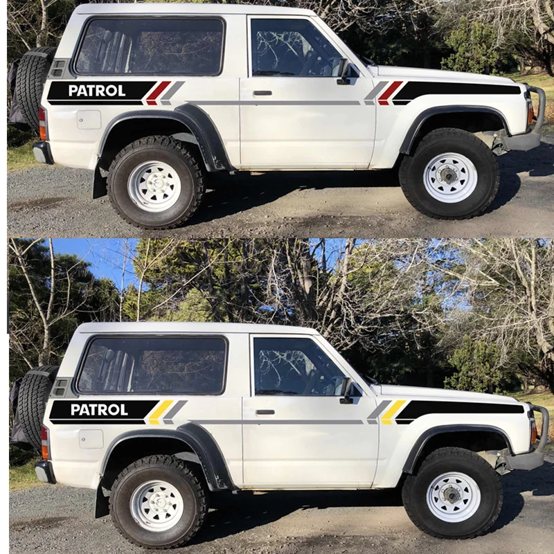 

Car Vinyl Stickers For Nissan Patrol Y60 3doors modification modify customized Fashion sports decals