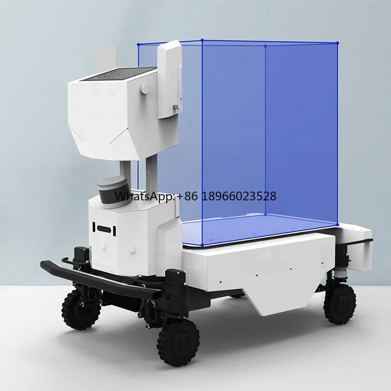 Autonomous Self Driving Outdoor Delivery Robot Chassis 200KG AGV industrial guided vehicles  robot Logistic Warehouse Robot