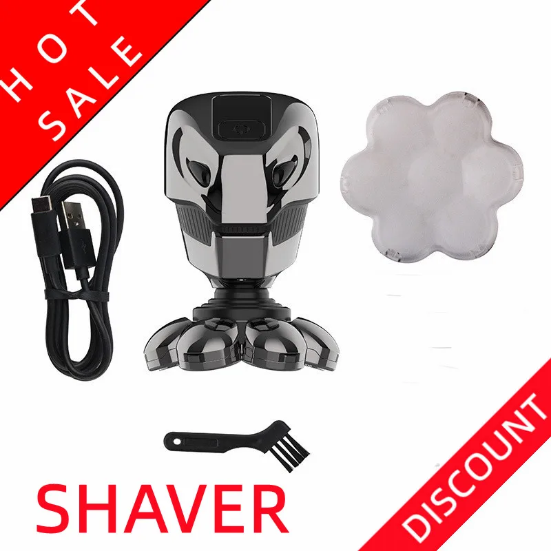 

New seven-blade electric shaver self-service shaving head machine razor multi-functional waterproof