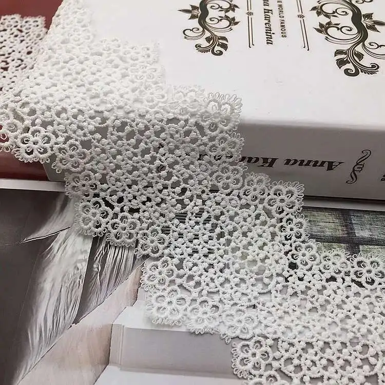 

Тонкая линия Yard 1, легкий штрих-код, женские аксессуары, кружевная водорастворимая вышивка