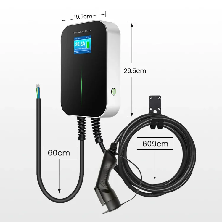 32A 7KW Car Charger Station with GB/T EV charging plug