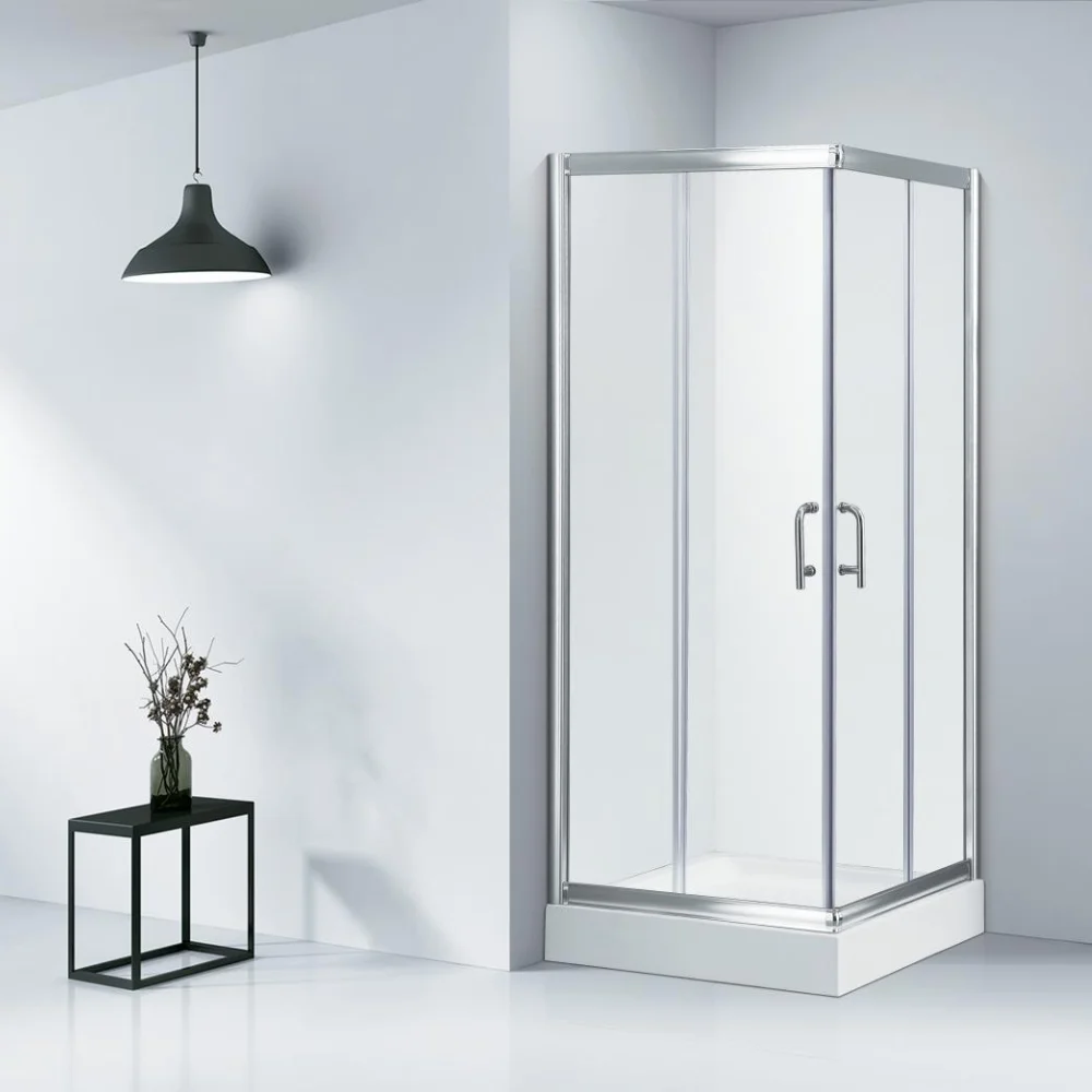 

Дуговая угловая раздвижная портативная душевая кабина из нержавеющей стали (KT5140)