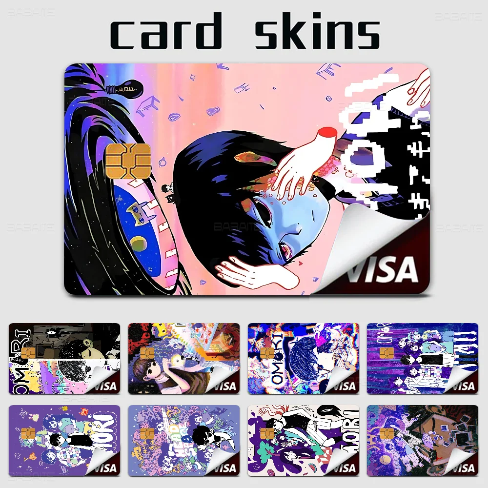 Game Omori Main Anime Spend Or Save Funny Shell On Off Ultra Thin No Fade Sticker Skin Cover Film For Debit Credit Card