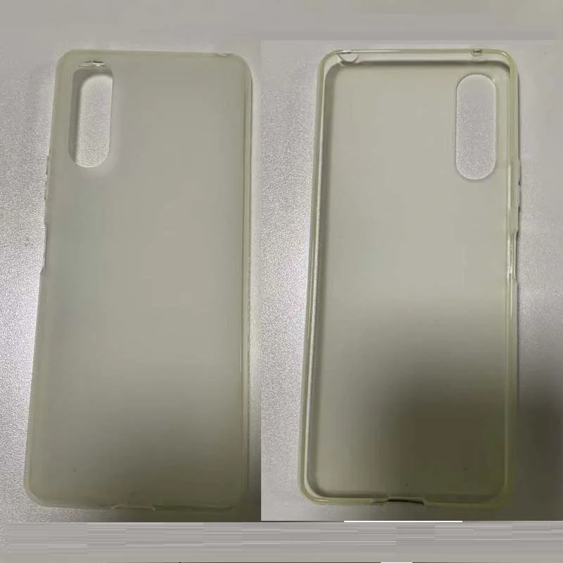 

for Sony XPeria 10 II Case Matte Transparent Shockproof Phone Bumper Anti-drop Cover Slim Soft TPU Phone Skin Shell