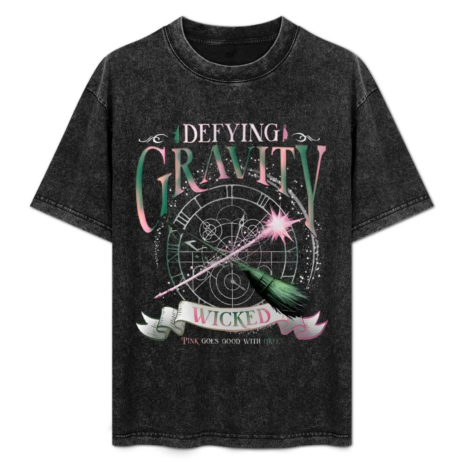 

Wicked Defying Gravity Sweatshirt, Pink And Green Changed For Good Crewneck ,Wicked The Musical T-Shirt